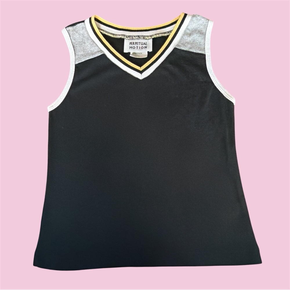 Vintage 90s sporty-spice style sleeveless v neck top